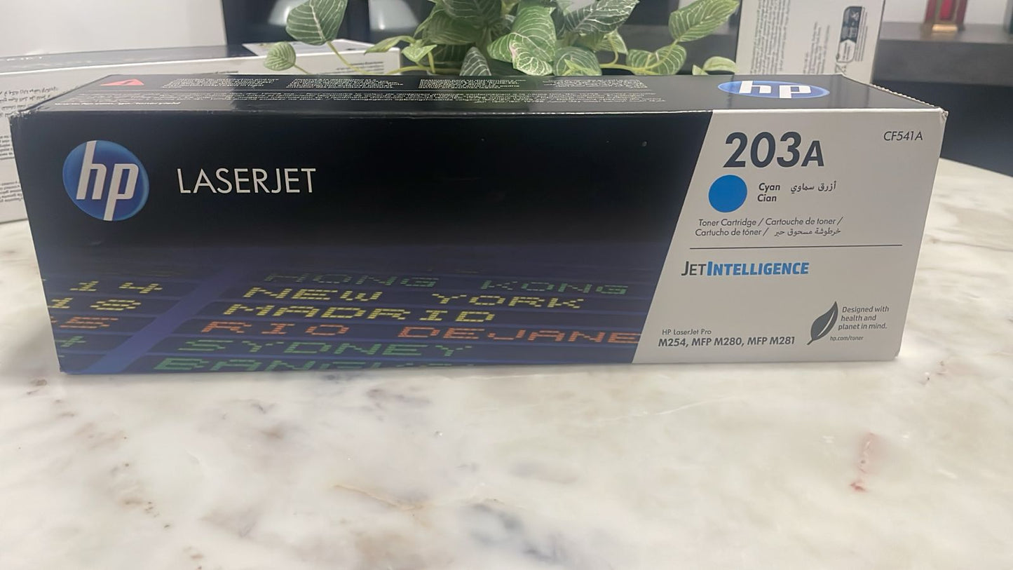 HP 203A Cyan Toner Cartridge (CF541A)