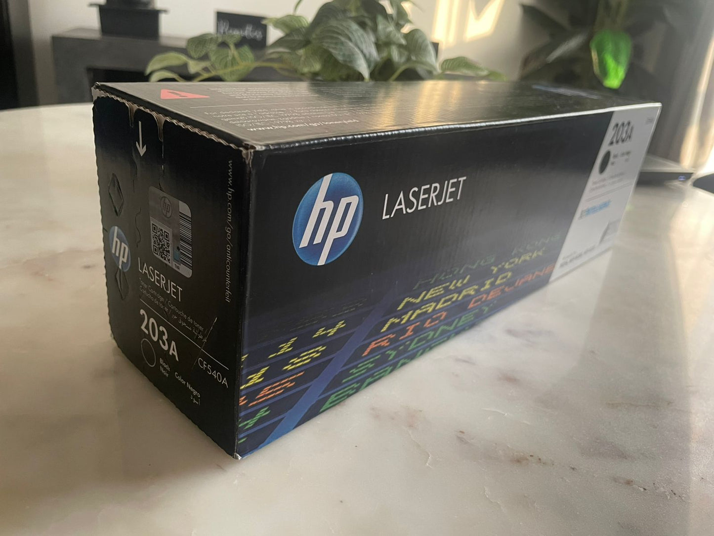 HP 203A Complete 4-Color Toner Set (CF540A/CF541A/CF542A/CF543A)