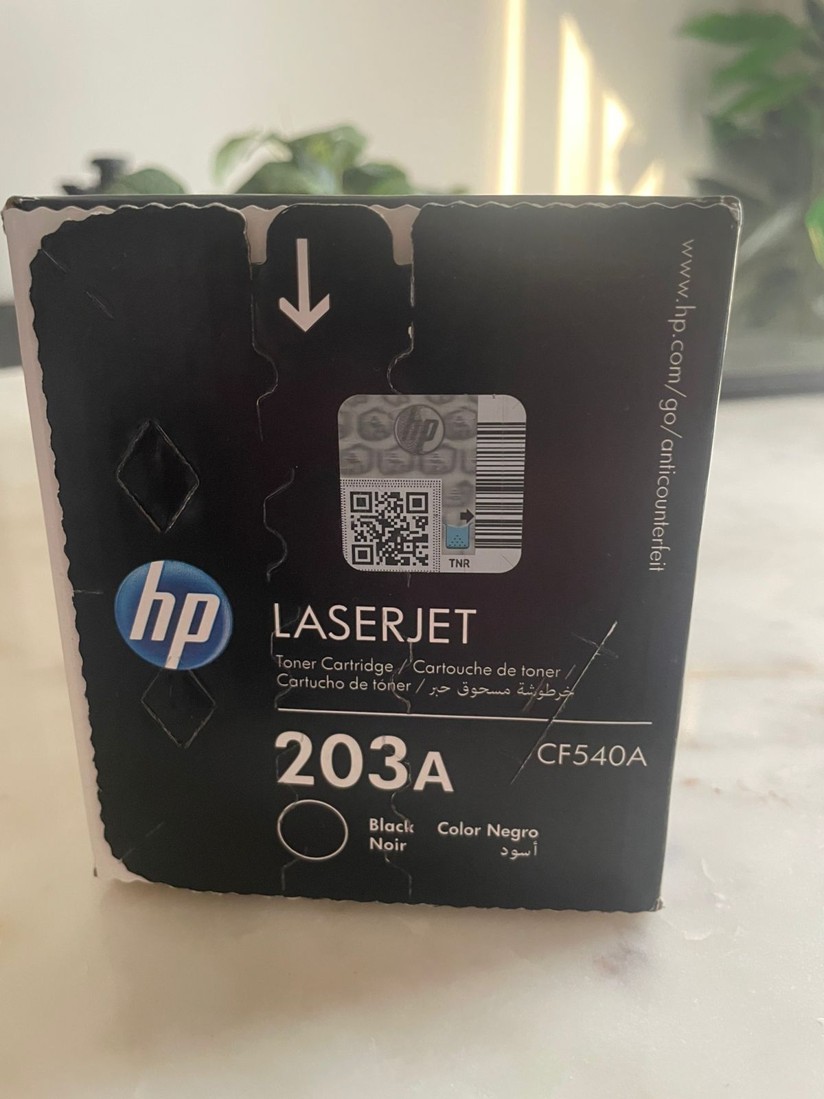 HP 203A Complete 4-Color Toner Set (CF540A/CF541A/CF542A/CF543A)
