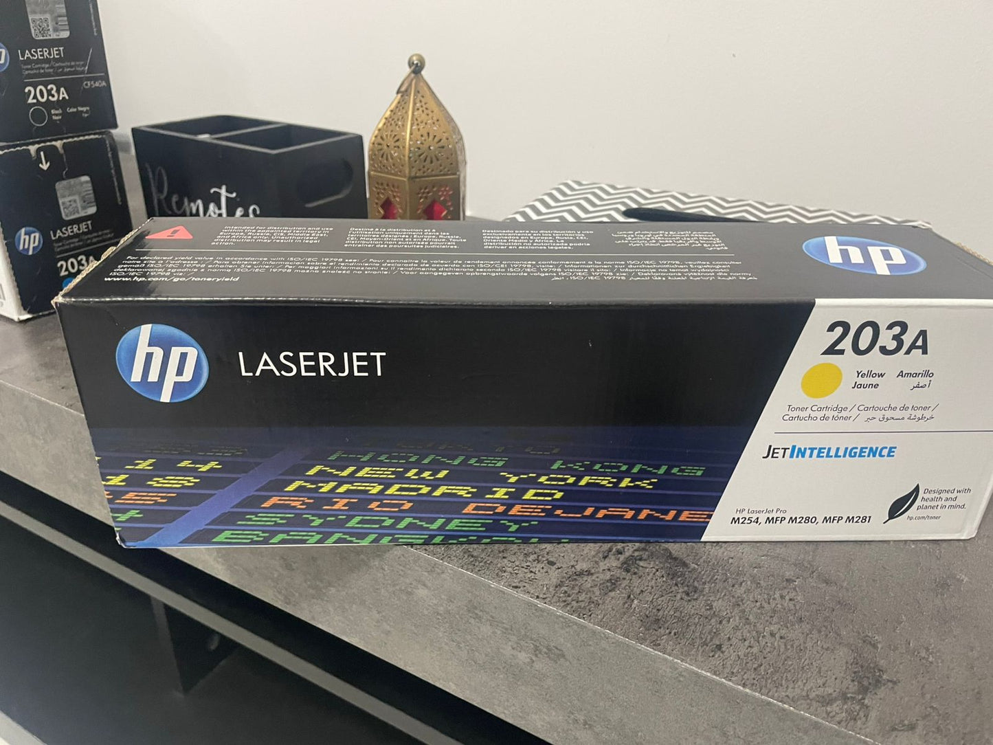 HP 203A Complete 4-Color Toner Set (CF540A/CF541A/CF542A/CF543A)