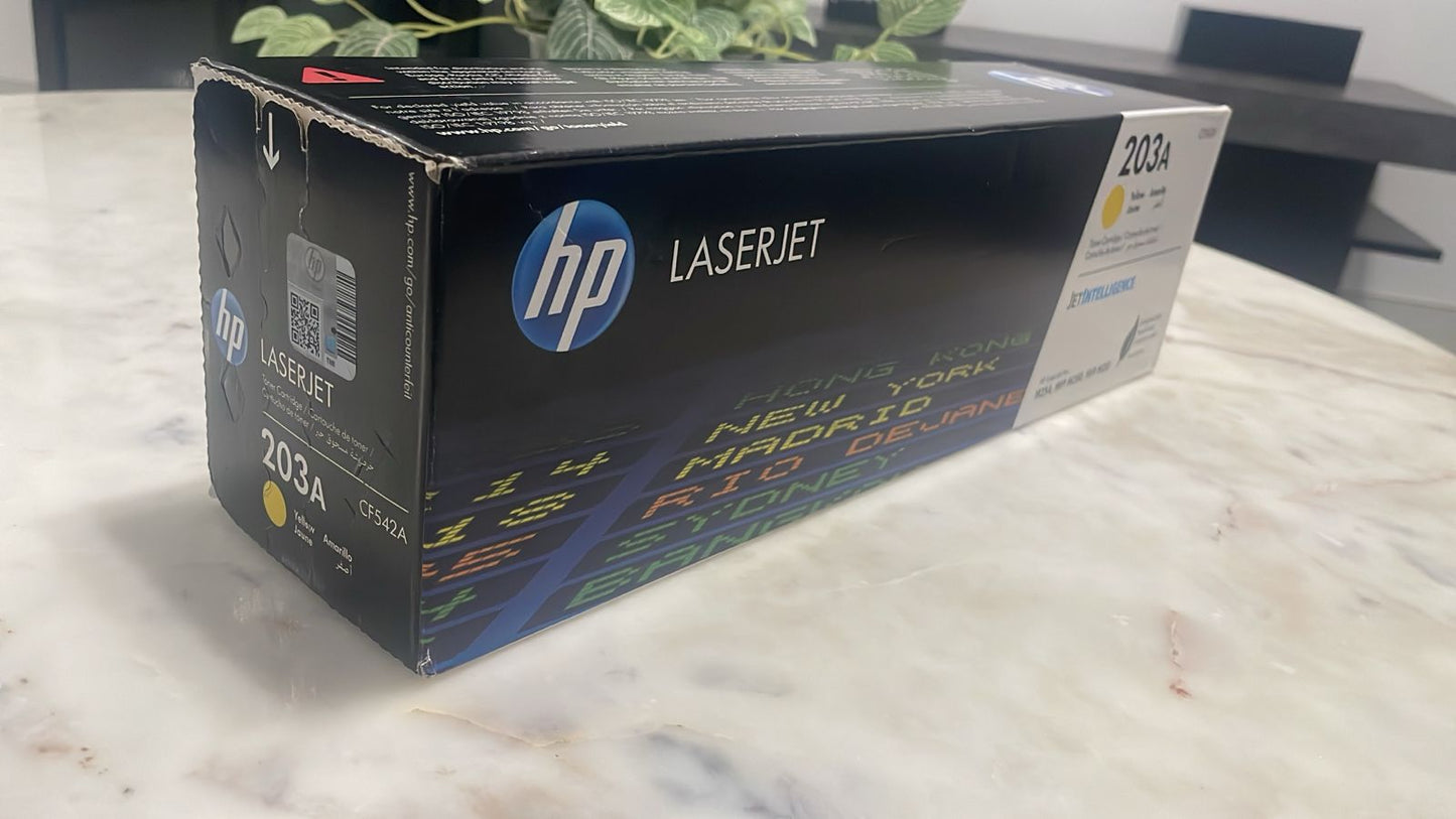 HP 203A Yellow Toner Cartridge (CF542A)