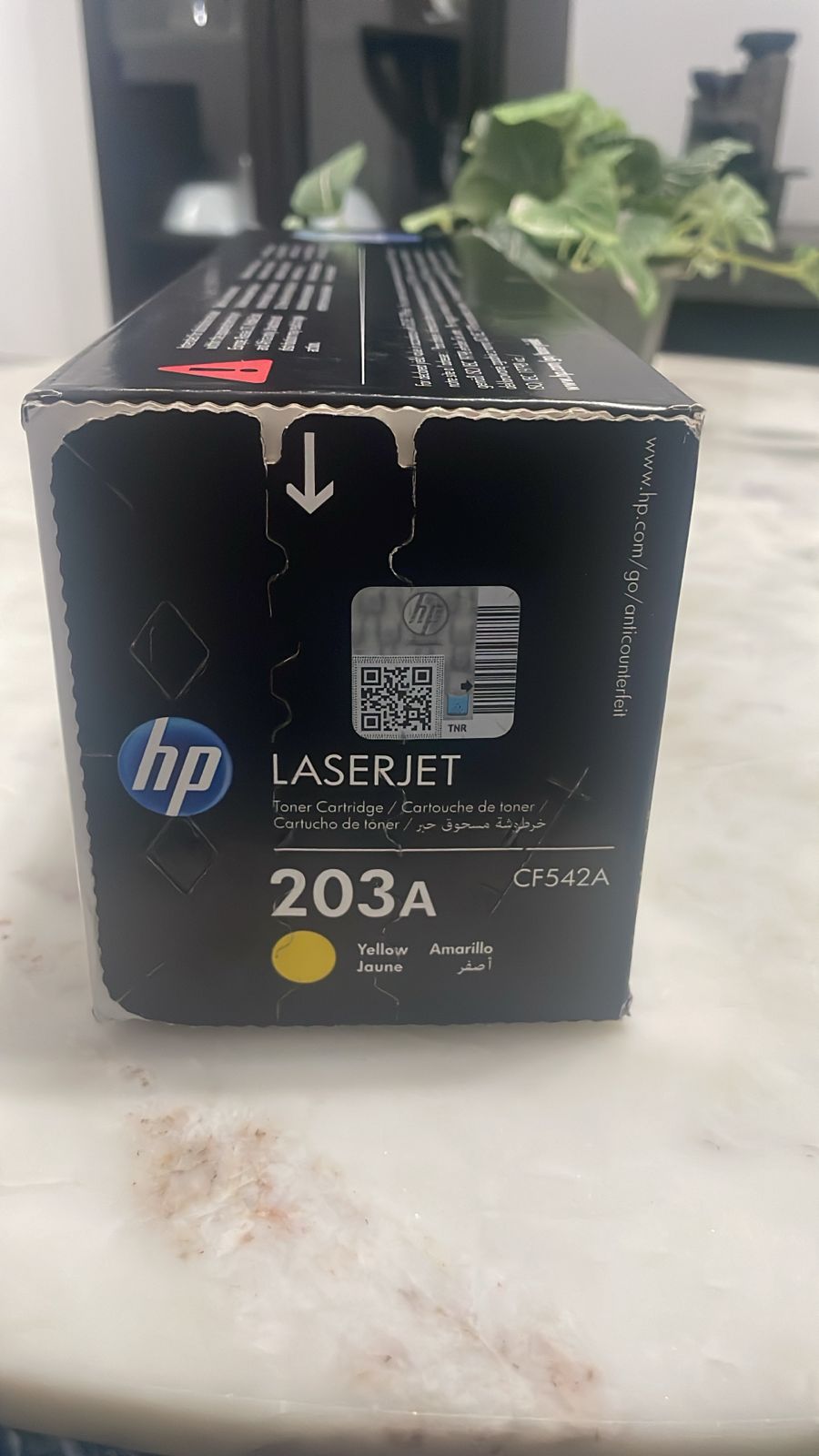 HP 203A Yellow Toner Cartridge (CF542A)